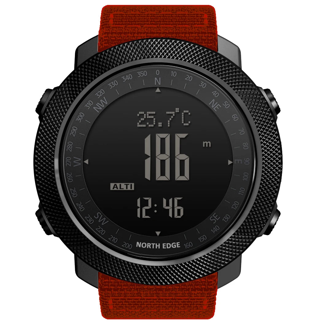 Reloj deportivo con altímetro y brújula