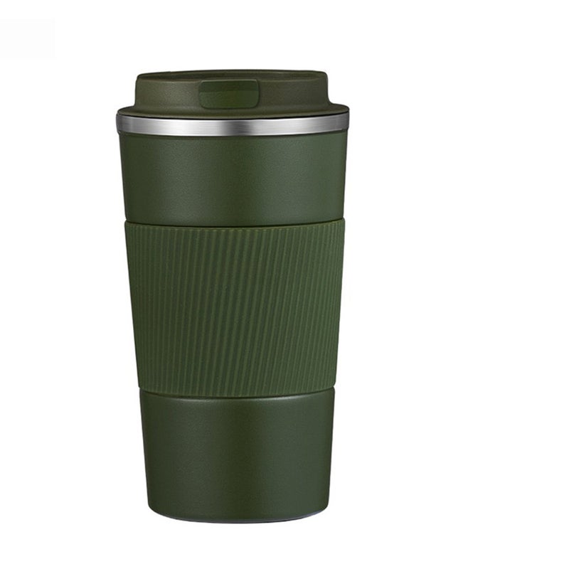Vaso térmico con tapa y pajita para escritorio