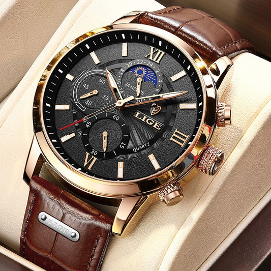 Reloj de pulsera analógico sencillo