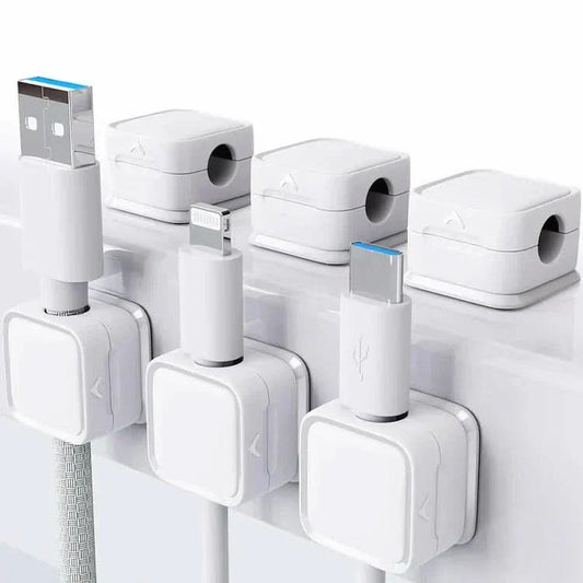 Clip organizador magnético para cables