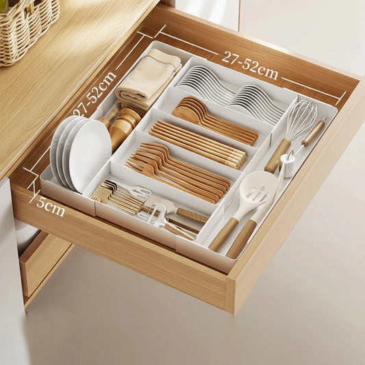 Organizador expandible de utensilios para cajón