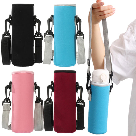 Funda porta-botella con correa