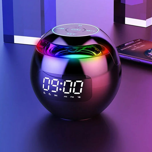 Reloj despertador multifunción con altavoz