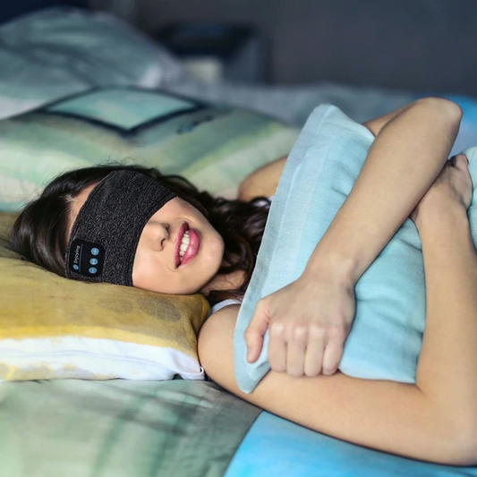 Antifaz de dormir con auriculares bluetooth