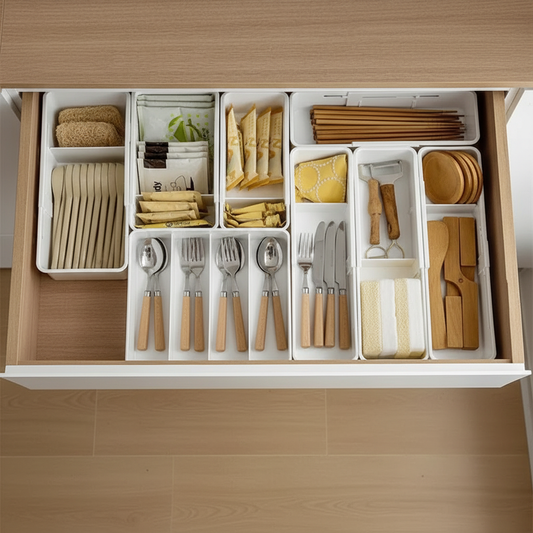 Organizador de cajón extensible multiusos