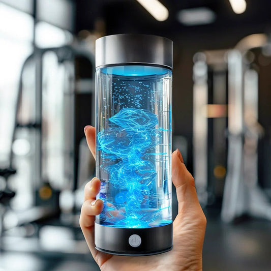 Botella con infusor para saborizar el agua